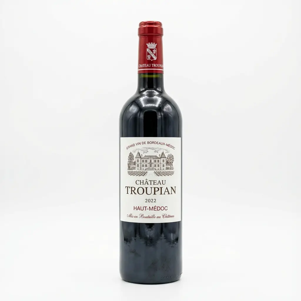 bouteille chateau troupian cameroun haut medoc 75cl